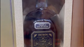 349 Bottle of Tequila Anejo Patron 7yr Aged [upl. by Gershom862]