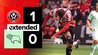 Sheffield United 10 Derby County  Extended EFL Championship highlights [upl. by Ylenats909]