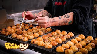 Amazing skill of Takoyaki amp Okonomiyaki [upl. by Kipp]