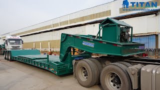 2005 Trailboss 35 ton paver special lowboy trailer for sale  sold at auction April 10 2014 [upl. by Thirzi554]