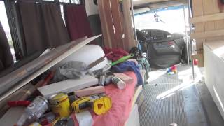 Shuttle Bus Conversion Wheelchair Motorhome Project Video 6 [upl. by Ordep]