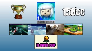 Mario Kart 64  Flower Cup 150cc with Smol Gura [upl. by Ynnor]