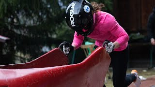 BRAKEMAN Tia Toomey Takes on Bobsleigh  8k [upl. by Onin530]