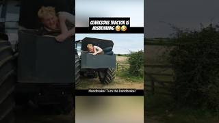 Clarksons Tractor is misbehaving 😅🤣 jeremyclarkson tractor lol grandtour [upl. by Kcirret]