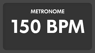 150 BPM  Metronome [upl. by Annaoy]