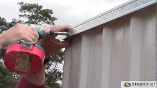 Installing Your SteelChief Skillion Shed [upl. by Albers]