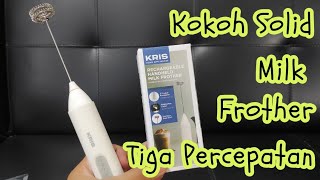 MILK FROTHER DARI KRIS  DESIGN CAKEP  RECHARGEABLE TYPE C 👌👌 [upl. by Wilber442]