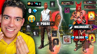 LE REGALO 50 MIL DIAMANTES A UN SUSCRIPTOR Y LE PONGO LA CUENTA AL MAXIMO EN FREE FIRE  TheDonato [upl. by Agee]