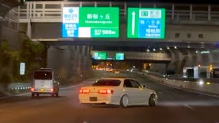 90mph Highway Drifting in Japan  TANDEM Drifting in the MOUNTAINS [upl. by Pattin]