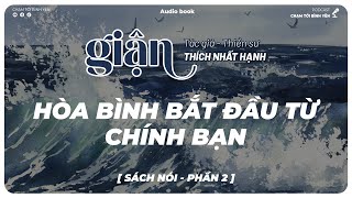 Sách nói GIẬN  Thiền sư THÍCH NHẤT HẠNH  Hòa bình bắt đầu từ chính bạn  Phần 2 [upl. by Ayinat840]