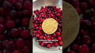 Homemade Cranberry Sauce with Herbs Recipe [upl. by Lessard]