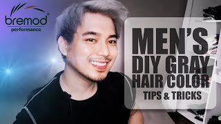 DIY ASH GRAY HAIR BREMOD  QUARANTINE VLOG [upl. by Ahseekan]