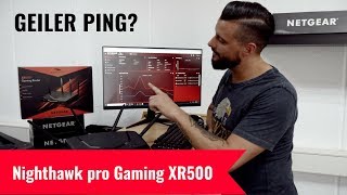 Netgear Nighthawk XR500  Pro Gaming Pro Ping Router Review [upl. by Susanetta179]