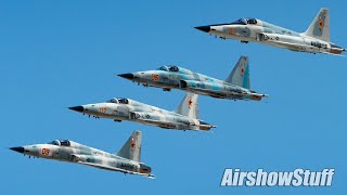 USMC F5 Tiger Adversary Flybys  Yuma Airshow 2024 [upl. by Moreno]