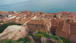 Monemvasia from Above  Stunning Drone Footage [upl. by Tekcirk289]