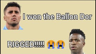 Footballers React To The Ballon Dor [upl. by Aizti679]