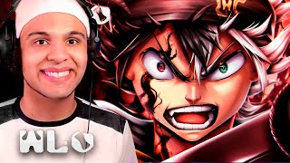 ME ARREPIEI  REACT WLO  GRIMÓRIO  ASTA BLACK CLOVER  FLYPER [upl. by Lledner]