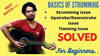 Upstroke problem Downstroke problem Problem in Strumming Timing issue on Guitar Ayush jauhari [upl. by Hortense]