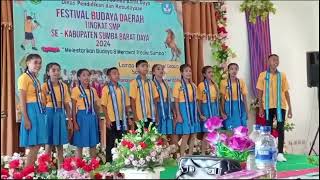 MAREDA SUMBAFestival Budaya Daerah Tkt SMP Kab Sumba Barat Daya  SMP Negeri 2 Wewewa Tengah [upl. by Gavini]