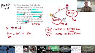 FM 20 33 13 Cosine Law speed question [upl. by Maclay858]