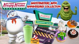 Krispy Kreme Ghostbusters 40th Anniversary Halloween Doughnut Review [upl. by Terriss]