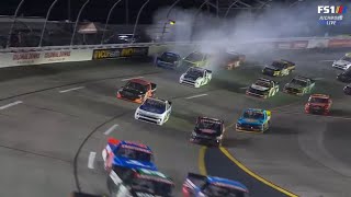 CAUTION 5 FOR MULTICAR CRASH  2024 CLEAN HARBORS 250  2024 NASCAR CRAFTSMAN TRUCK SERIES [upl. by Yve]