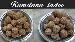 Ramdana Ladoo Recipe  Soft amp Tasty  Amaranth Seeds Ladoo Recipe [upl. by Ikcir]