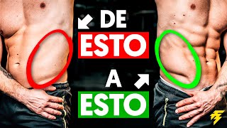 Cómo marcar la V de los ABDOMINALES  Mejores EJERCICIOS para OBLICUOS [upl. by Christmas256]