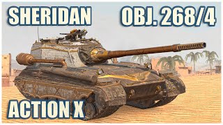 Caernarvon AX Object 2684 amp Sheridan • WoT Blitz Gameplay [upl. by Harmonia]