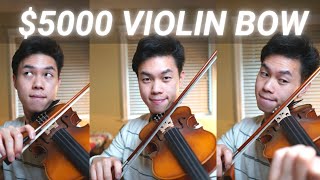 30 vs 500 vs 5k Violin Bow Review amp Comparison [upl. by Seraphim334]