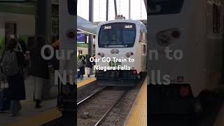 GO Transit Train at Union Station in Toronto Boarding [upl. by Tnattirb]