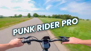 Punk Rider Pro Electric Scooter Ride Test [upl. by Pylle24]