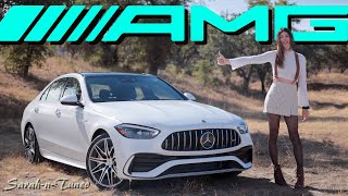 201HP Per Liter w F1 Tech  2023 Mercedes C43 AMG Review [upl. by Ogata]