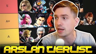 TMM Reacts To Arslan Ashs New Tierlist Ranking The Tekken 8 Roster [upl. by Ardnuaet260]