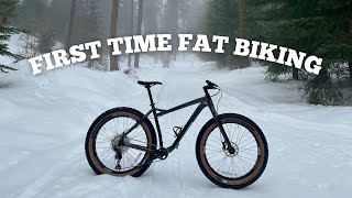 Renting amp CRASHING a Salsa Mukluk Fat Tire Bike in Roslyn Washington [upl. by Felecia]