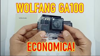 ACTION CAM ECONOMICA 4K  WOLFANG GA100 [upl. by Eelibuj926]