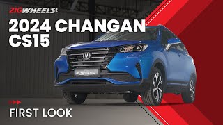 2024 Changan CS15 First Look  ZigwheelsPh [upl. by Htyderem380]