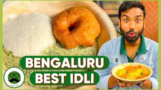 Best Idli in Bangalore Breakfast  Inside the Kitchen Veena Stores  Veggie Paaji [upl. by Led]