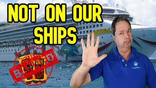 NCL BANS ANOTHER ITEM PRINCESS CANCELS ARRIVAL TIMES CRUISE NEWS [upl. by Surtimed]