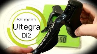 Shimano Ultegra STR8050 Di2 ShiftBrake Levers Actual Weight and Feature Review [upl. by Haceber]