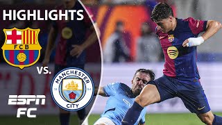 Barcelona vs Manchester City in Orlando  Highlights  ESPN FC [upl. by Sirdi]