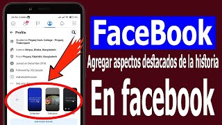 Cómo agregar historias destacadas en Facebook [upl. by Ellerahs291]