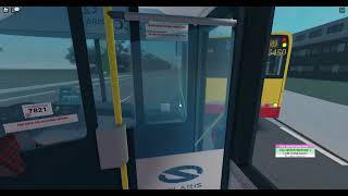 Roblox Warszawa Żerań  Solaris Urbino 12 III 1552 na linii 126➡️Tarchomin zepsute zapowiedzi [upl. by Accem550]