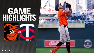 Orioles vs Twins Game Highlights 92924  MLB Highlights [upl. by Caterina]