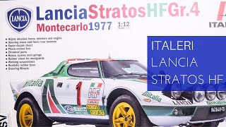 Italeri 112 Lancia Stratos HF Gr4 4714 Review [upl. by Ahar]