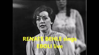 RENATA BEHLE sings quotO don fatalequot in German from Verdis Don Carlos LIVE [upl. by Enylecoj932]