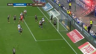 Hamburger SV vs FC St Pauli 10 Robert Glatzel score late goal to earn win for HSV Match recap [upl. by Alrrats]