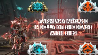 Warframe FARM ANY ARCANE Belly of the beast Event outdated [upl. by Ramos218]