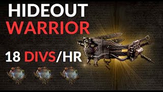 Path of Exile Hideout Warrior 1 Hour Grinding Session [upl. by Lail388]