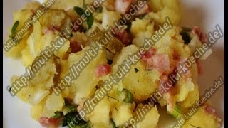 Kartoffelsalat  Klassischer Kartoffelsalat  Bayrischen Kartoffelsalat  multikultikuechede [upl. by Ysdnil]